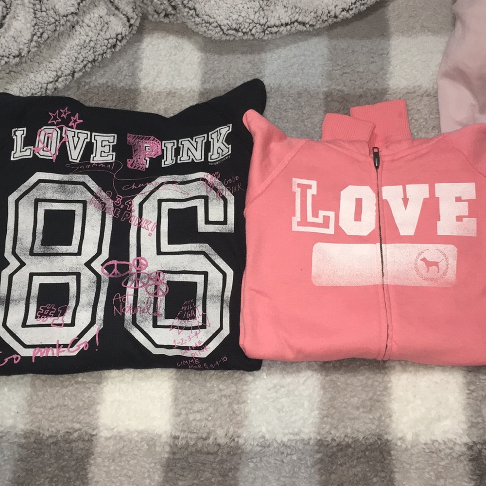 Victoria Secret Zip Ups